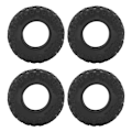 Pikkukuva 1 / 8: 4 kpl Kumirenkaat Kestävä Musta RC-Auton Renkaat Axial SCX24 AXI00002:lle SCX24 AXI00001:lle SCX24 AXI90081 1/24 RC-Autolle
