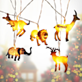 Miniatyrbild 1 av 8: Animal String Lights 10 LEDs Små djur String Lights Barnrumsdekoration för barnrum Inomhus String Lights