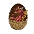 Miniatyrbillede 1 af 8: Simulerede Krystal Drageegs Ornamenter Skrivebordsdekorationer Glimtende Harpiks Drageegs Ornament Gave til Venner og Familie