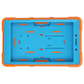 Miniatyrbild 7 av 8: Surfplattfodral Mjuka Lätta Flera Färger Handsfree Skyddsfodral för Galaxy Tab A Dator Orange