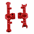 Miniatyrbild 6 av 8: CNC aluminiumlegering främre bakaxelhus för Axial SCX24 1/24 RC simuleringsmodell CarRed