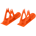 Miniatyrbild 6 av 8: Balanserade bilskidor för Barn Snowboard släde Balanserad skoterbräda SkiddelarOrange