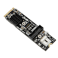 Pikkukuva 4 / 8: 19-nastainen laajennuskortti M.2 MKEY PCIe etuosaan USB 3.1 5Gb VL805 ohjaukselle TYPE C 19PIN sovitin tietokoneelle