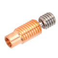 Miniatyrbillede 2 af 8: Hotend Heatbreak Kobber Ti Legering Bimetall Heat Break Termisk Cylinder Matarrør til Prusa I3 MK3 MK3S 1,75 mm filament