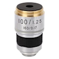 Miniatyrbild 3 av 8: 100X Microscope Objective RMS Storlek Fallbeständig Professionell Objektivlinsbyte