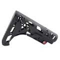 Miniatyrbilde 2 av 7: Utendørssett med fast lager Pythoner Grain Hollow Nylon Lettvekt Red Dot Tail Bracket Utendørs Sport Modifisering Tilbehør