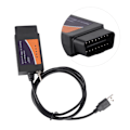 Miniatyrbild 8 av 8: OBD2 diagnostisk kontaktkabel USB-gränssnitt Verktyg för automatisk felkontroll passar för Ford