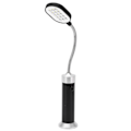 Miniatyrbillede 1 af 8: Magnetisk lampe 360° svanehals Høj lysstyrke Vejrbestandig LED udendørs arbejdslampe til fiskeri BBQ Cykling Sort