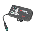 Miniatyrbillede 2 af 8: Elcykel LED Power Display Panel Elcykel Modifikation Display Måler med vandtæt 5P han-stik til 22,2 mm styre 48V