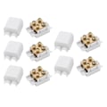 Miniatyrbillede 7 af 8: 5 stk Splitter Wire Connector 1 ind 2 ud Messingledere High Power Hurtig Ledningsforbindelse terminalblok 1000V 100A