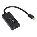 Pikkukuva 3 / 8: USB-testaaja Ammattimainen Virtajännite Virta-aika Tarkka mittaus Kaksisuuntainen USB C-mittari 4‑30V 0‑6,5A