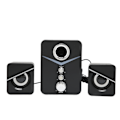 Miniatyrbillede 1 af 8: D‑221 Bluetooth-computerhøjttaler Deep Bass 2.1-kanals Mini Desktop-højttaler til bryllupsfest Sort