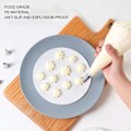 Miniatyrbillede 4 af 7: Sprøjtepose 26x17cm Lille størrelse Tykk design PE-materiale Bageposer til desserter Chokolade