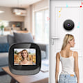 Miniatyrbild 8 av 8: 2,4-tums Smart Visual Door Viewer Digital Video Peephole Security Eye Monitoring Camera