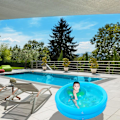 Miniatyrbillede 6 af 6: Oppustelige børnepools Blow Up Family Pool Vandlege Bærbare pools til haven udendørs