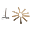 Miniatyrbilde 4 av 8: Gitar Freboard Installasjonsverktøy Fret Voard Press Caul Innsatser Inlay Tool for Luthier