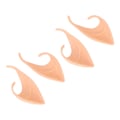 Miniatyrbillede 7 af 8: 2 par korte falske ører Latex Simulering Fairy Ear Set til jul Halloween Party Cosplay rekvisitter