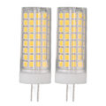 Miniatyrbillede 1 af 8: 2 stk LED majslampe keramik 102 lysdioder G4 fatning 10W dæmpbar halogenækvivalent 100W AC100-120V naturligt lys