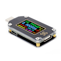 Miniatyrbild 2 av 7: Typ C digital LCD-skärm USB-testare Spänningsström Power Meter Multimeter (TC66)