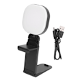 Miniatyrbilde 1 av 8: LED Klips-på Fylllys ABS 5 Lysmoduser Foldbar Mini Selfie Videokonferanselys for Datamaskin Bærbar PC Live Streaming Svart