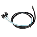 Pikkukuva 7 / 8: SAS-kaapeli SFF‑8654‑4 SATA 7 Pin Array Disk Nopeampi siirto Mini PVC Tietokoneen tarvikkeet 0,5 metriä / 1,6 jalkaa
