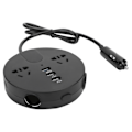 Miniatyrbillede 8 af 8: 150W Strømkilde Inverter 12‑24V til 220V Biladapter LED Digital Display Bilinverter Sort