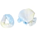 Miniatyrbilde 4 av 8: Varmefri Curling Tie Dye Bærbar myk satin Varmefri Curling Rod Hodebånd for natt hjemme Blå
