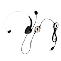 Miniatyrbillede 6 af 8: OY131 Enkelt Øre Headset Aktiv støjreduktion og roterende øretelefoner med mikrofon