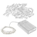 Pikkukuva 1 / 8: Valokuva Clip Light String -valosarja Dekoratiivinen valo 200 LED-lampulla 60 läpinäkyvää klipsiä