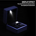 Miniatyrbild 4 av 8: LED-ringbox Upplyst ringbox för äktenskapsförslag Ringbox med LED-interiörbelysning för förlovningsbröllop