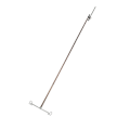 Miniatyrbillede 7 af 8: Camping Lygte Stang Foldbar Letvægts Aluminium Legering Udendørs Lanterne Stativ med Opbevaringspose til Picnic Fiskeri Kaffe