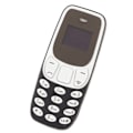 Miniatyrbillede 4 af 8: Verdens Mindste Telefon Håndfri Bluetooth Dialer Dobbelt SIM-kort Ulåst GSM 2 i 1 Mini Mobiltelefon Sort