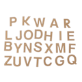 Miniatyrbilde 7 av 7: Nøkkelringmaler DIY Transparent akryl LetterShape håndverksverktøy med beskyttende lag for nøkkelringanhengproduksjon