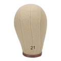 Miniatyrbillede 6 af 8: Canvas Block Hovedsæt med Stativ Nålbar til at lave Parykker Display Styling Mannequin 21in