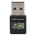 Miniatyrbillede 1 af 8: USB WiFi Adapter 600Mbps Dobbelt bånd 2.4G 5.8G Understøtter AP-tilstand IEEE 802.11g Trådløs netværksadapter til bærbar computer stationær pc