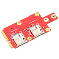 Miniatyrbillede 2 af 8: M.2 til Mini PCIE-adapterkonverteringsmodul med SIM-kortslot Tilbehør til bærbar computer