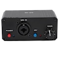 Miniatyrbild 2 av 8: Mikrofonförförstärkare High Gain 48V Phantom Power XLR Output Mic Förförstärkare för dynamiska och kondensatormikrofoner Booster