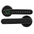 Miniatyrbild 2 av 8: Smart Handle Lock Fingeravtryck Lösenord Bluetooth App Elektriskt nyckelskåp för hemsäkerhet för Tuya