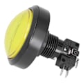 Miniatyrbild 3 av 8: 60 mm stor konvex knapp 2-fotsomkopplarknapp med LED-ljus för Crane Machine Game Console Gul