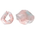 Miniatyrbillede 4 af 8: Varmefri Curling Tie Dye Bærbar Blød Satin Varmefri Curling Rod Pandebånd til Nat Hjem Lys Orange