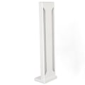 Miniatyrbilde 4 av 8: GPU-støttebrakett ARGB aluminiumlegering Magnetisk base Skyvbar justerbar GPU-holder for stasjonær grafikkort Hvit