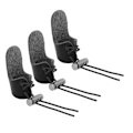 Miniatyrbillede 5 af 8: 3 stk Bueskydning Tommelfingerhandsker Traditionel Bue og Fingerhandsker Bueskydning Tommelfingerhandsker til Udendørs Skydning Sort