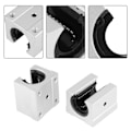 Miniatyrbilde 1 av 7: 4 stk SBR20UU åpne lineære bevegelseslager glideblokker 3D-skriver CNC deler 20*39*11mm