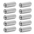 Pikkukuva 6 / 8: 10 kpl sisäkkierteinen liitäntämutteri M8 X 1,25 12 L40 mm pyöreä muoto liitäntämutteri Sarja liitäntää varten