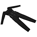 Miniatyrbillede 4 af 8: Åndbar One Piece Shapewear Polyuretan Magløftende Underundertøj Mavekontrol Body Shaper Sort L