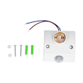 Miniatyrbillede 1 af 8: E27 Induktionslampeholder Lavenergi Krops Infrarød Sensorlampeholder 50W AC90V-240V