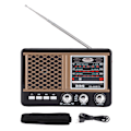 Pikkukuva 1 / 8: Hätäradio Akku- ja aurinkokennoilla, taskulamppu ulkoiluhätätilanteisiin