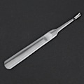 Miniatyrbilde 7 av 8: 2 stk DIY V-type rustfritt stål Groover Edge Beveller Leathercraft trimverktøy (liten 95 mm)