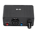 Miniatyrbild 3 av 8: Mikrofonförförstärkare High Gain 48V Phantom Power XLR Output Mic Förförstärkare för dynamiska och kondensatormikrofoner Booster