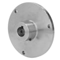 Pikkukuva 4 / 8: Sorvi etulevy korkealaatuisesta mangaaniteräksestä 3 reikää 130 mm tarvikkeet K11‑130 K12‑130 K72‑130 22 mm / 0,87 tuumaa